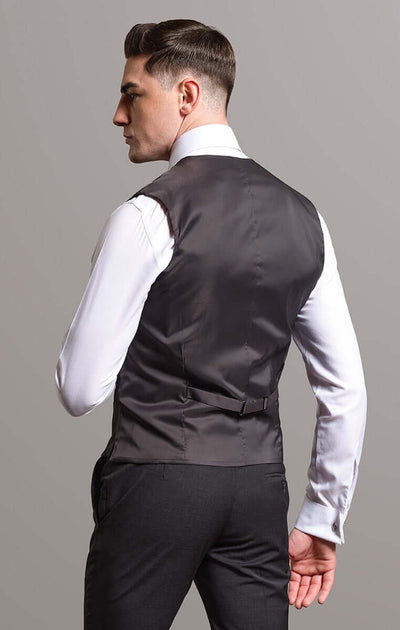 The Ayrton - Charcoal Grey Waistcoat