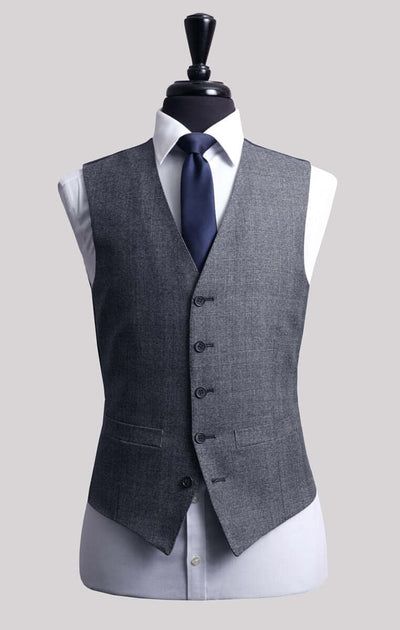 The Minster - Grey & Blue Check 3 Piece Suit