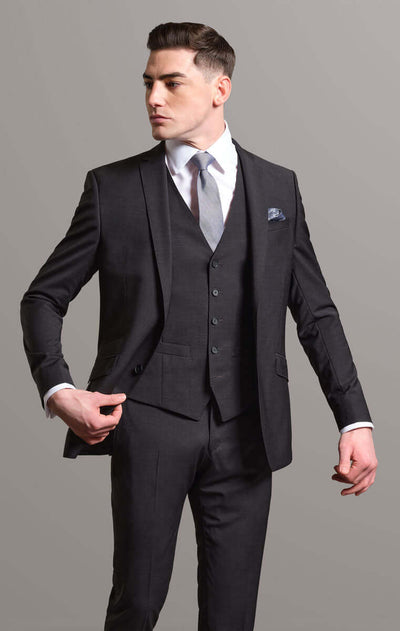 The Ayrton - Charcoal Grey Suit Jacket Blazer