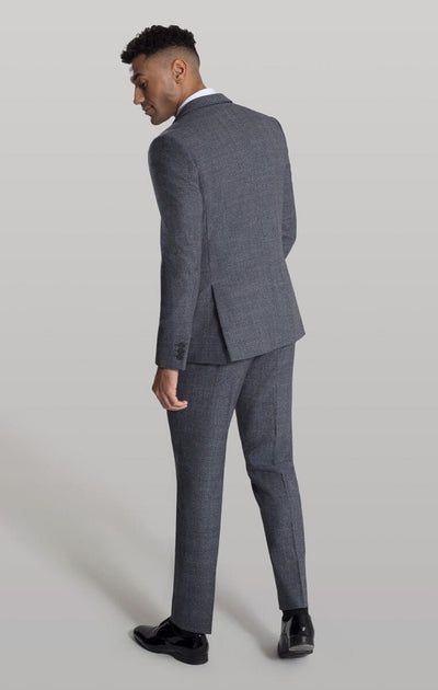 The Minster - Grey Check Suit Jacket